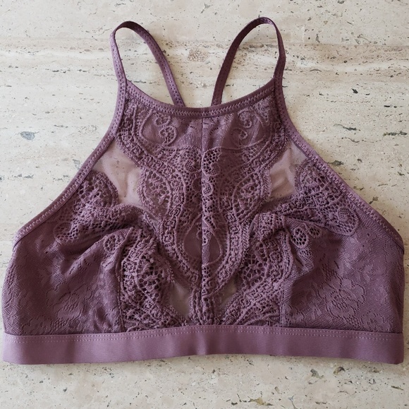 High Neck Lace Bralette - Picture 3 of 5